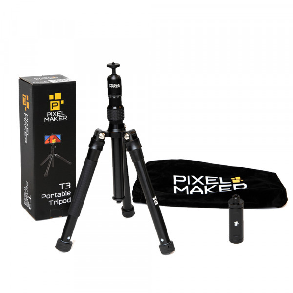PIXEL MAKER T3 smartphone tri-pod / selfie-stick