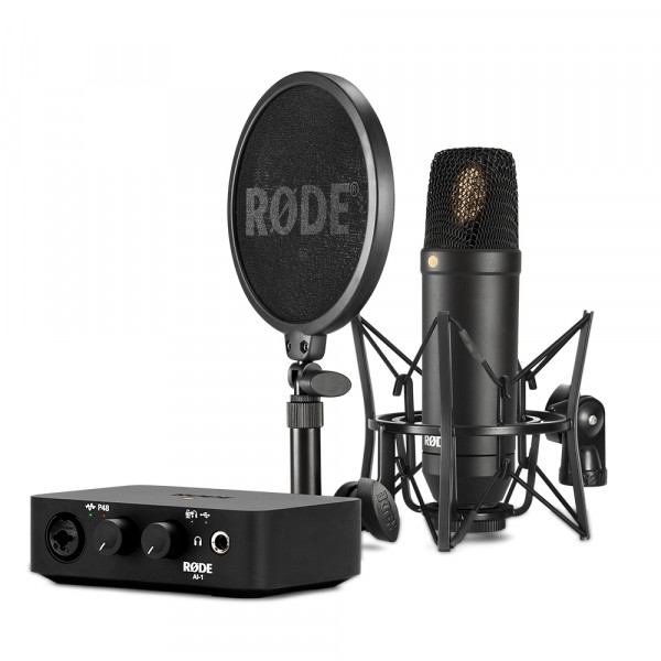 RODE NT1-AI Condenser Microphone Studio Kit