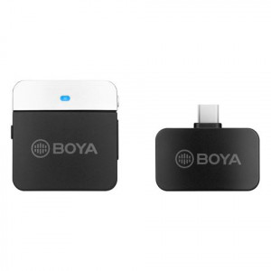 Boya 2.4 GHz Tie Clip Microphone Wireless BY-M1LV-U for USB-C