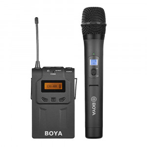 SET: BOYA BY-WM6R receiver + BY-WHM8 handheld transmitter