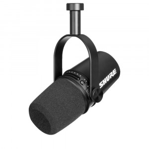 Shure MV7-K Dynamic XLR / USB Podcast Microphone