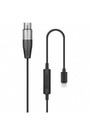 Saramonic LC-XLR XLR Female Connector to Apple Certified Lightning Audio Interface 