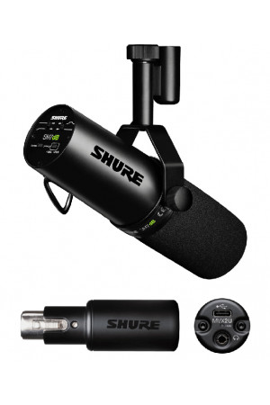 De Shure SM7dB en de Shure MVX2U - bundel (Microfoon)
