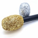 FC1904 metallic gold or silver flocked