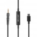 Saramonic UTC-C35 3.5mm Locking Type Male Jack to USB Type C Audio Interface (Kabels)