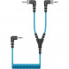 Sennheiser CL 35-Y: Dual Locking 3.5mm TRS Male to 3.5mm TRS Male Coiled Y-Cable