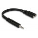 Hosa YMM-232| Y-Cable | 3.5mm TRS to Dual 3.5mm TRSF